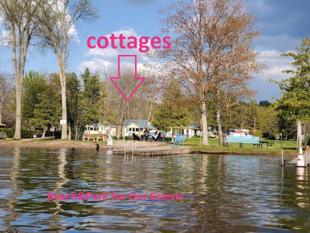 Fun Place With A Sandy Beach For Swimming, Boating, And Fishing, Featuring 3 Available Cabins Fenelon Falls Kültér fotó